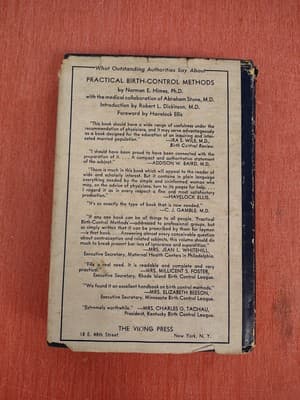 Practical Birth-Control Methods. Norman Himes & Abraham Stone 1938 1stEd 9thptg - Thumbnail 3