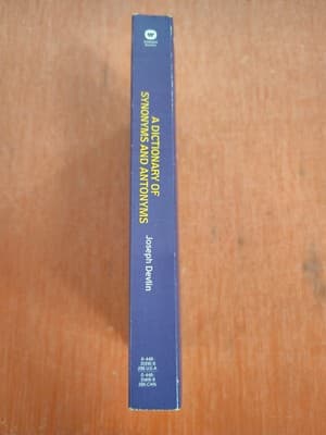 Dictionary of Synonyms & Antonyms by Joseph Devlin (1984, Mass Market) First Ed - Thumbnail 3