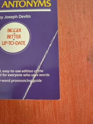 Dictionary of Synonyms & Antonyms by Joseph Devlin (1984, Mass Market) First Ed - Thumbnail 2