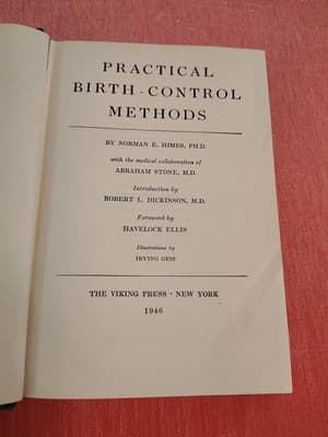 Practical Birth-Control Methods. Norman Himes & Abraham Stone 1938 1stEd 9thptg - Thumbnail 5