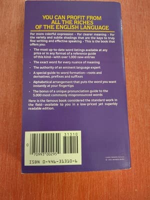 Dictionary of Synonyms & Antonyms by Joseph Devlin (1984, Mass Market) First Ed - Thumbnail 4