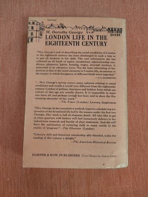 LONDON LIFE IN THE EIGHTEENTH CENTURY by M. Dorothy George 1964 - Thumbnail 3