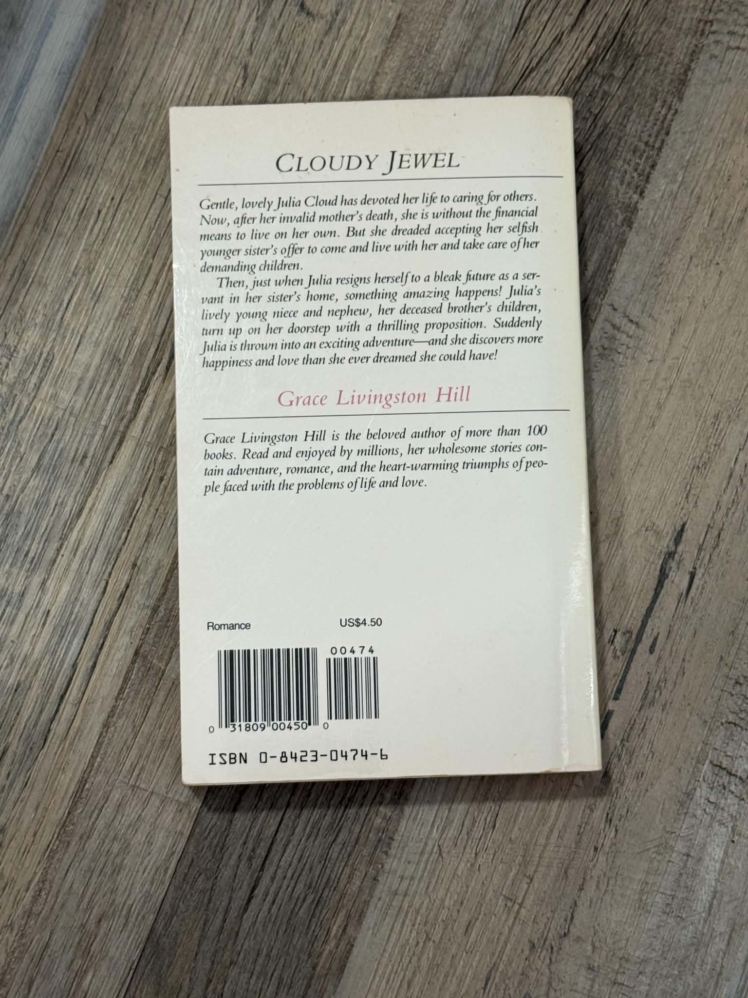 Cloudy Jewel by Grace Livingston Hill Paperback - Thumbnail 2