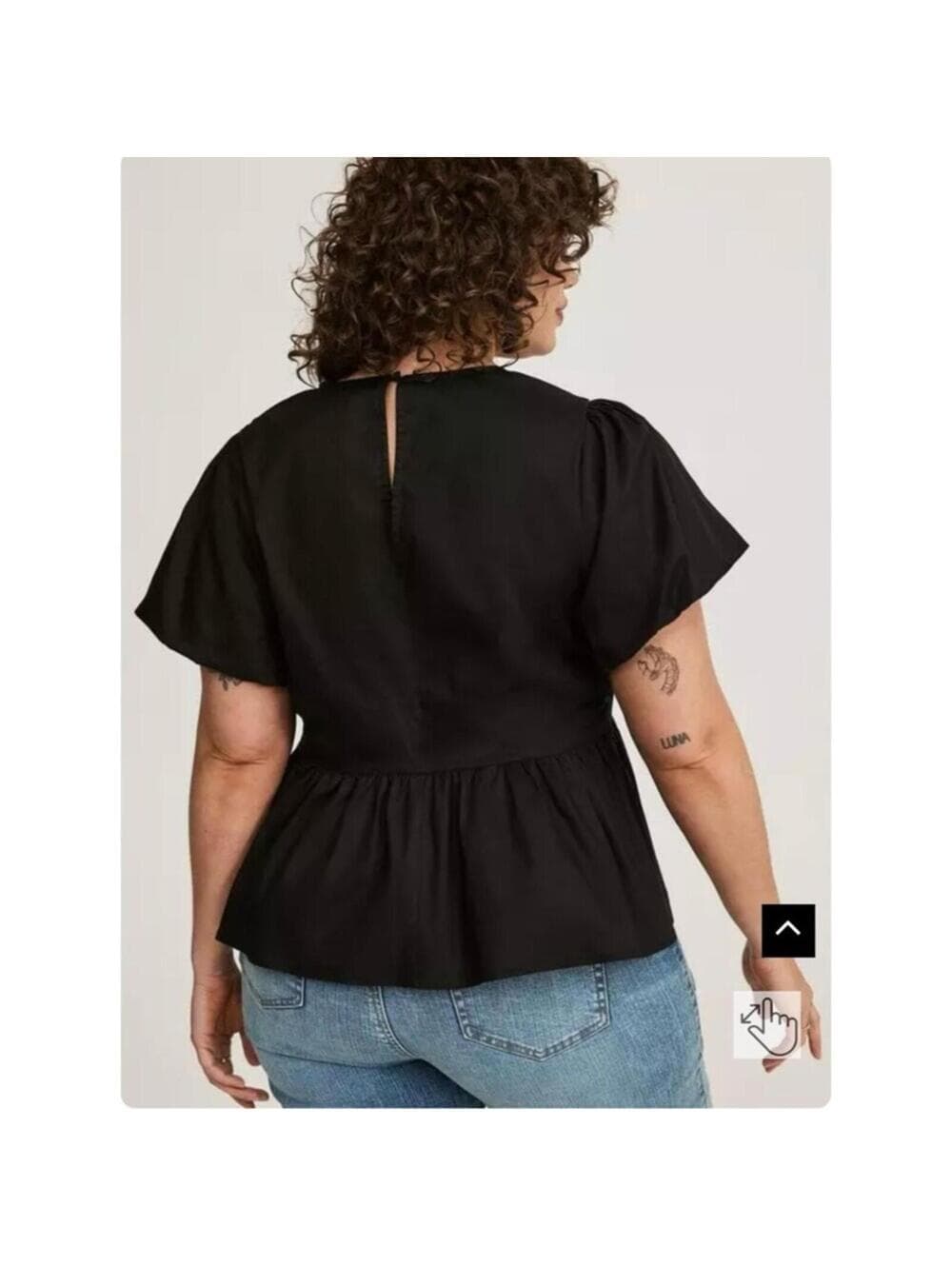 Torrid Peplum Sweetheart Top