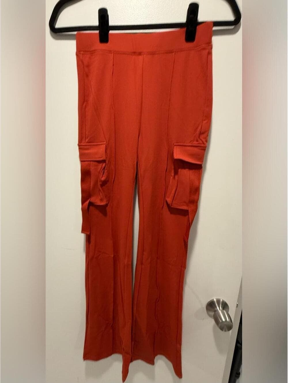 Halara High Waisted Side Flap Pocket Cargo Flare Pants