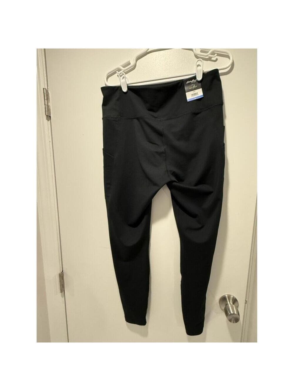 Eddie Bauer Black High-Rise Performance Tights - Thumbnail 4