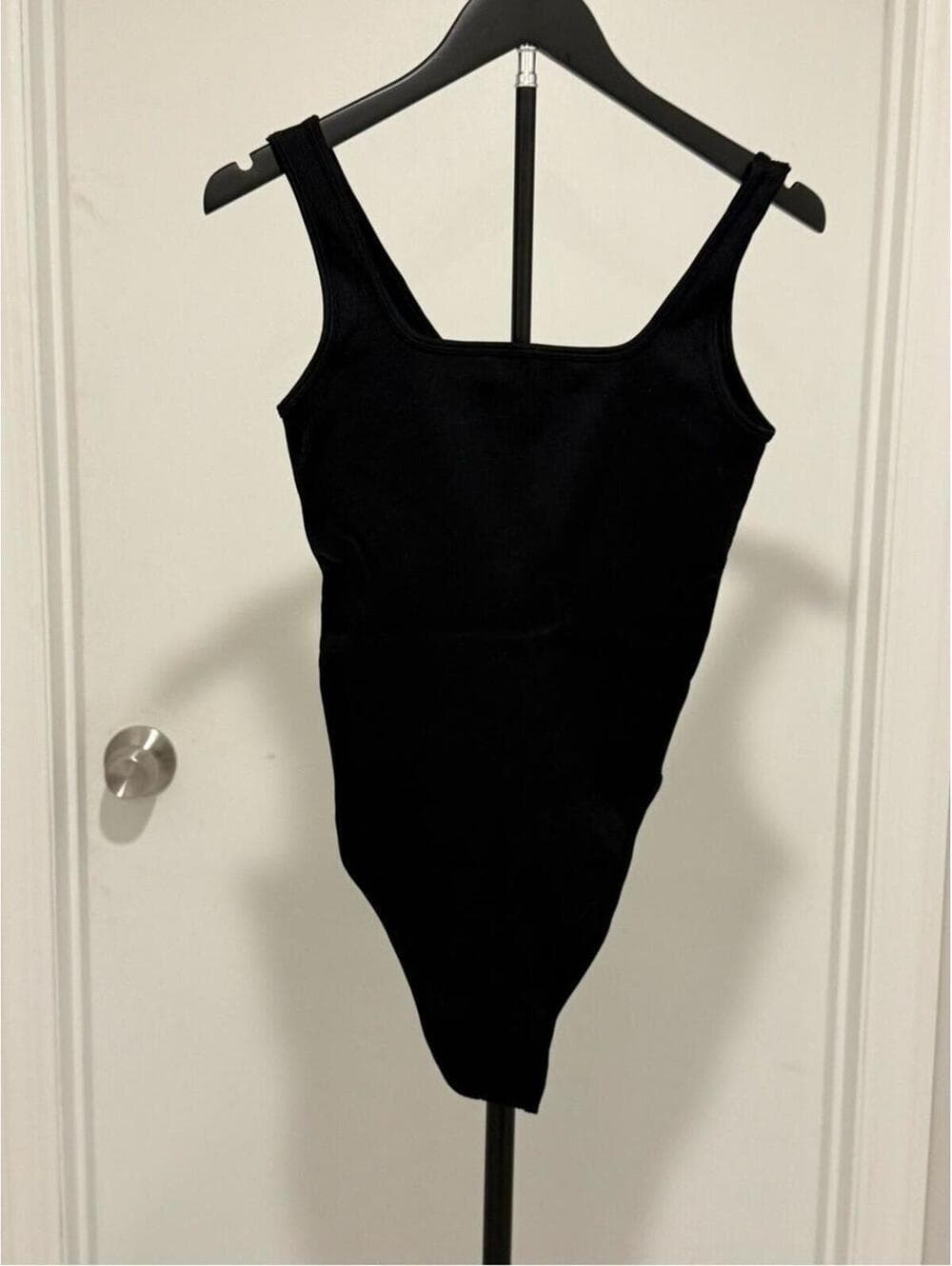 TikTok Viral OQQ Women's 3 Piece Bodysuits Sexy Ribbed Sleeveless Square Neck - Thumbnail 3