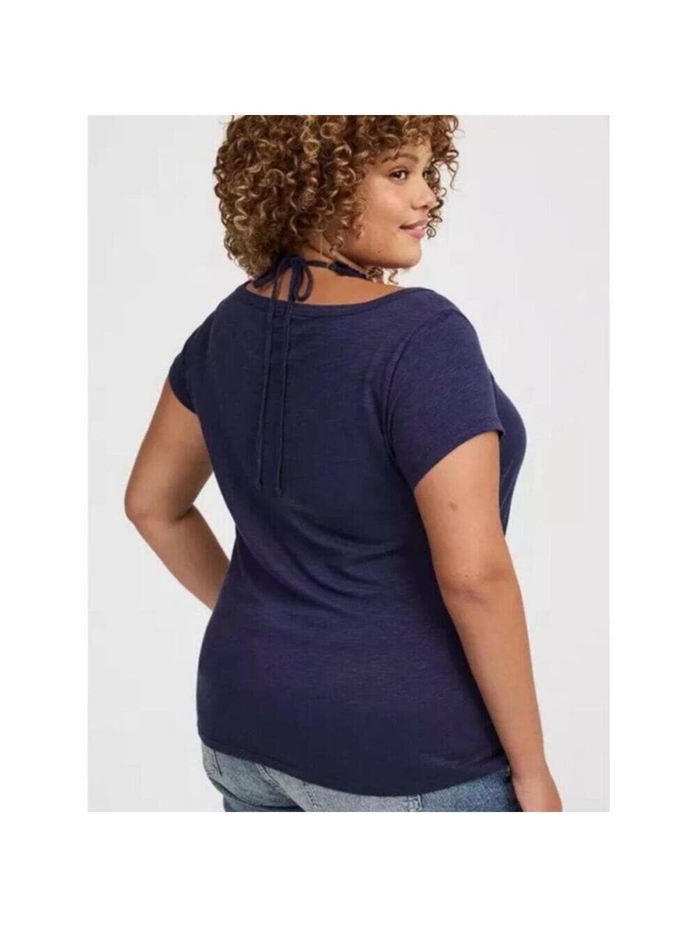 Torrid 2-Fer Lace Halter-Neck Tee - Thumbnail 2