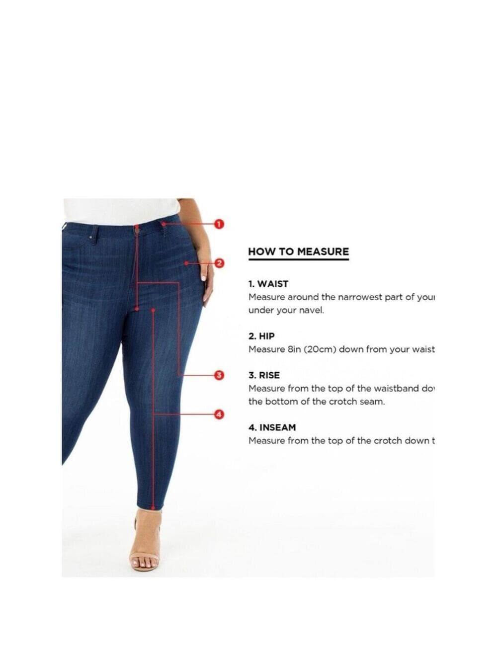 Celebrity Pink Spice Dark Blue Distressed High-Rise Skinny Jeans - Thumbnail 3