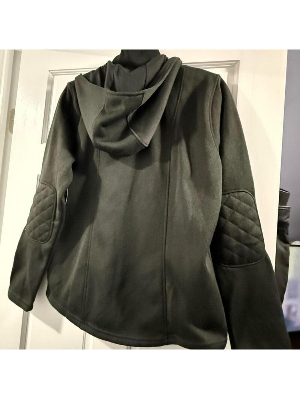 NWT Eddie Bauer Radiator Fleece Black Hooded Jacket - Thumbnail 3