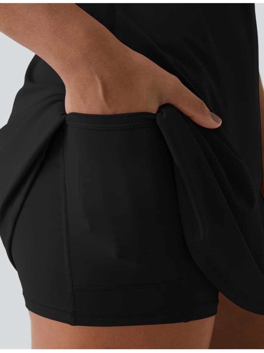 Halara Mom+Kid Collection- Girls SoftlyZero™ Plush Backless Active Dress - Thumbnail 5