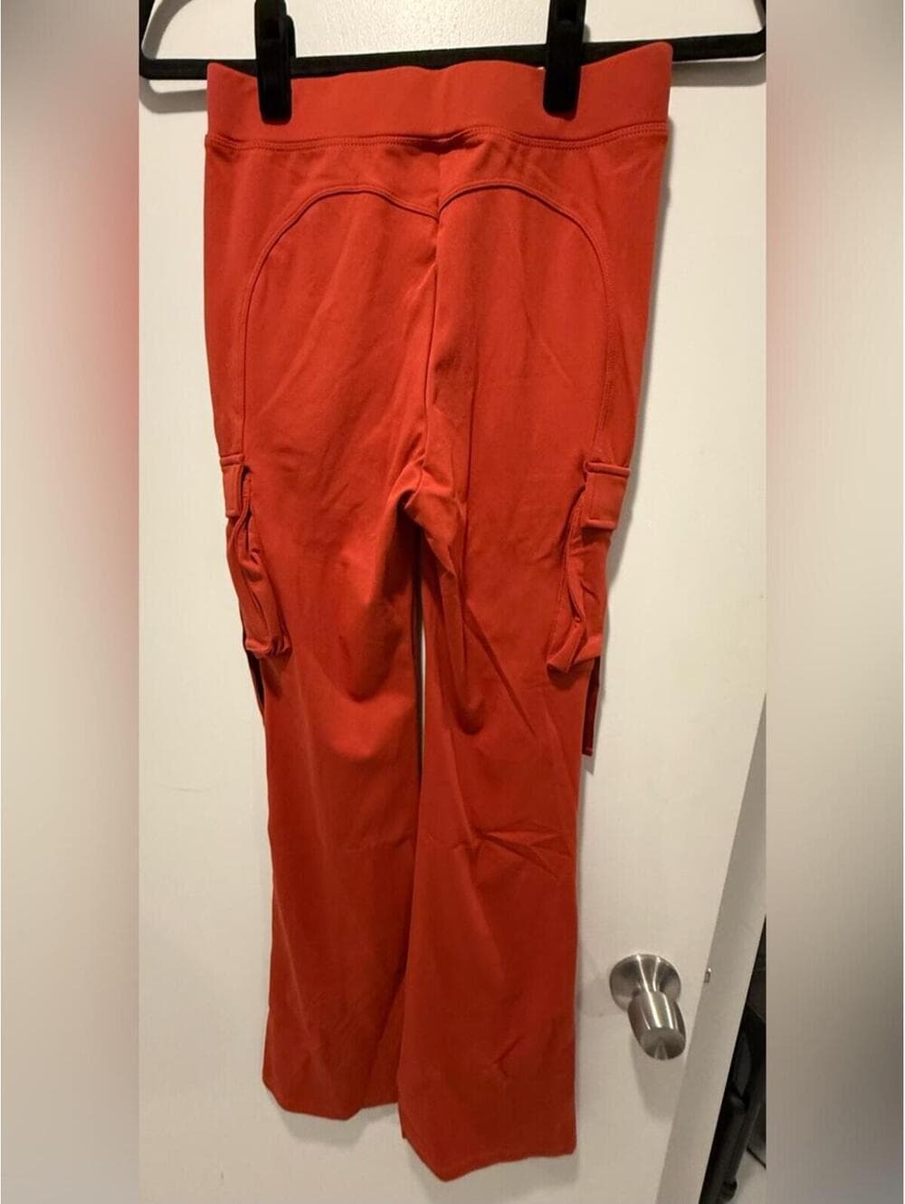Halara High Waisted Side Flap Pocket Cargo Flare Pants - Thumbnail 2
