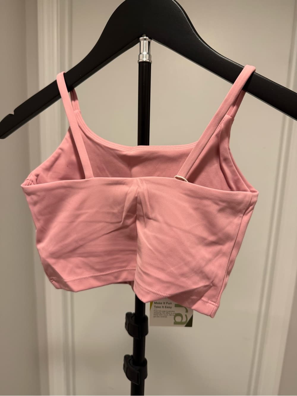 Halara Mom+Kid Collection- Girls Padded Workout Cropped Low Support Tank Top - Thumbnail 4