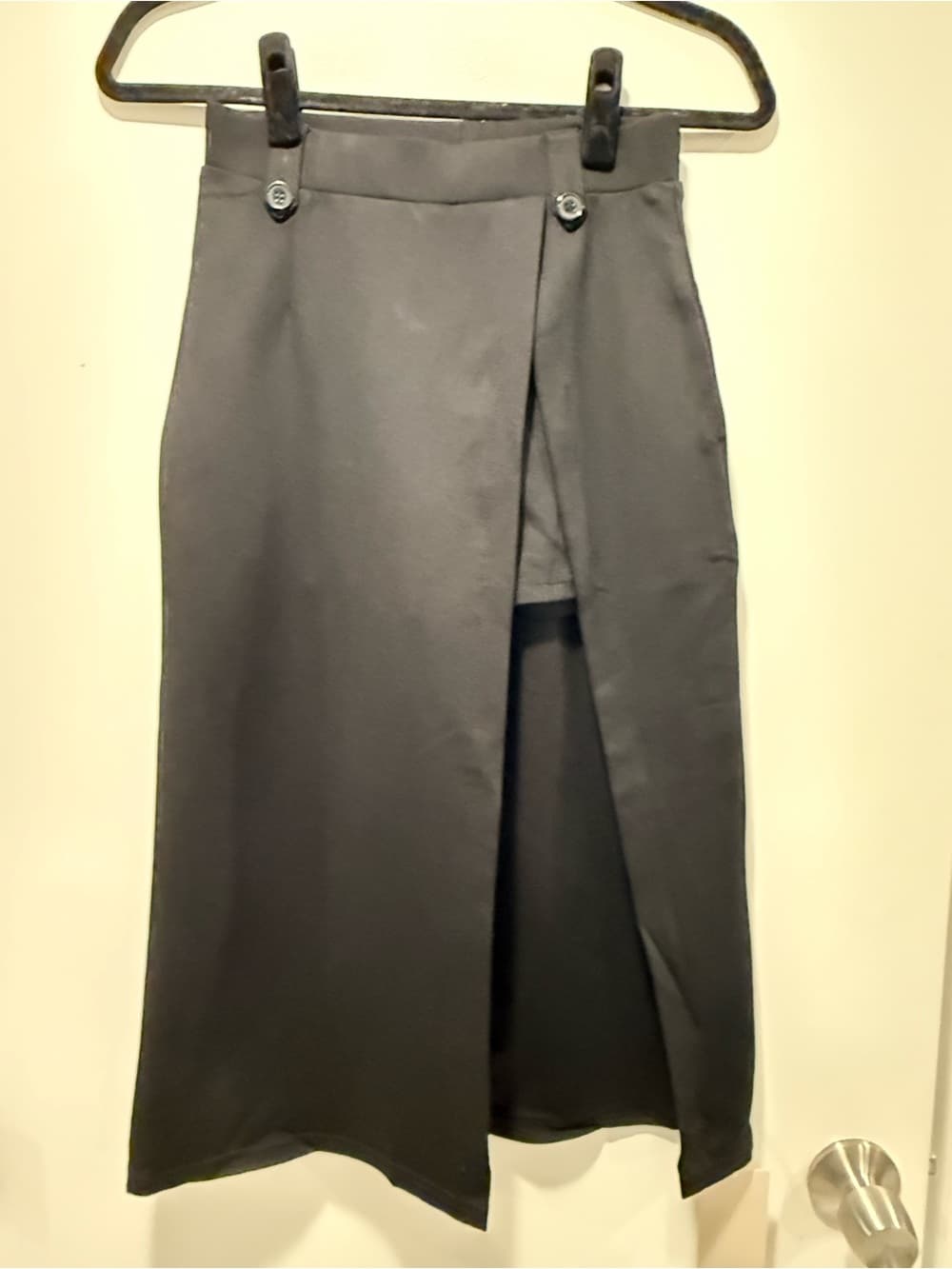 Halara 2-In-1 Wrap Midi Skirt Built In Shorts High Waisted