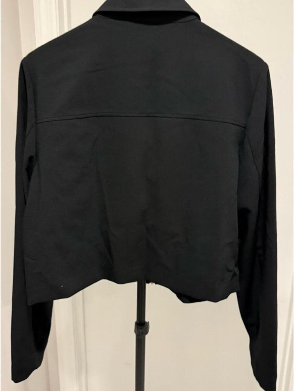 NWT Women's Zipper Jacket - A New Day Black - Thumbnail 3
