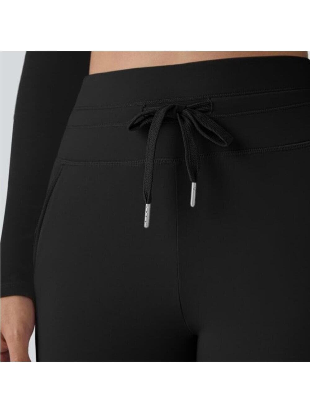 HALARA Softlyzero™ High Waisted Drawstring Side Pocket Plain Tall Length Joggers - Thumbnail 3