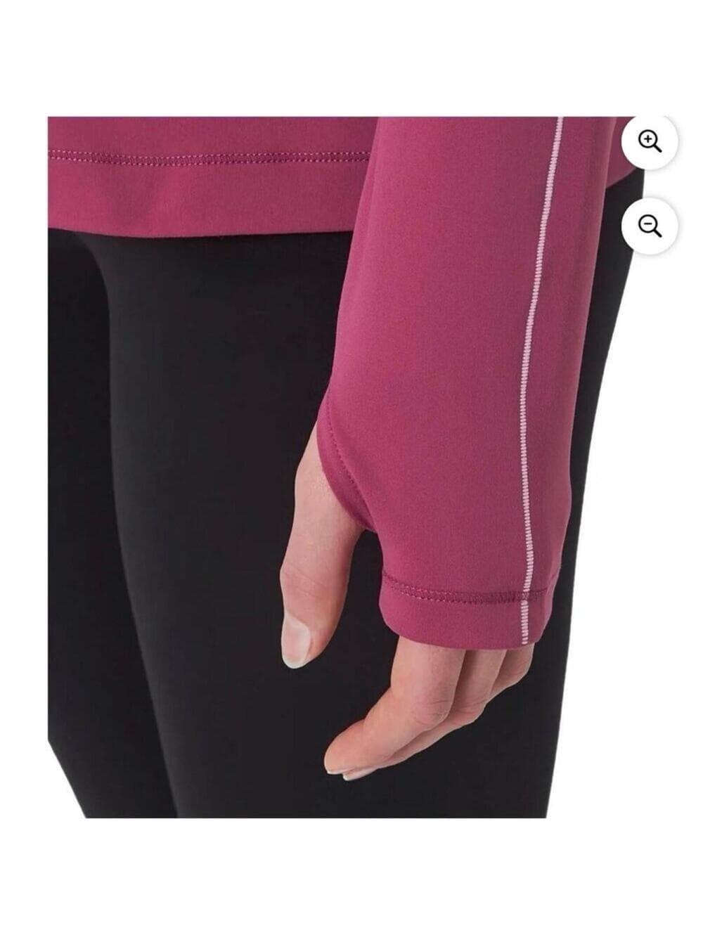 Mondetta Pink Fitted Long Sleeve Tee - Thumbnail 3