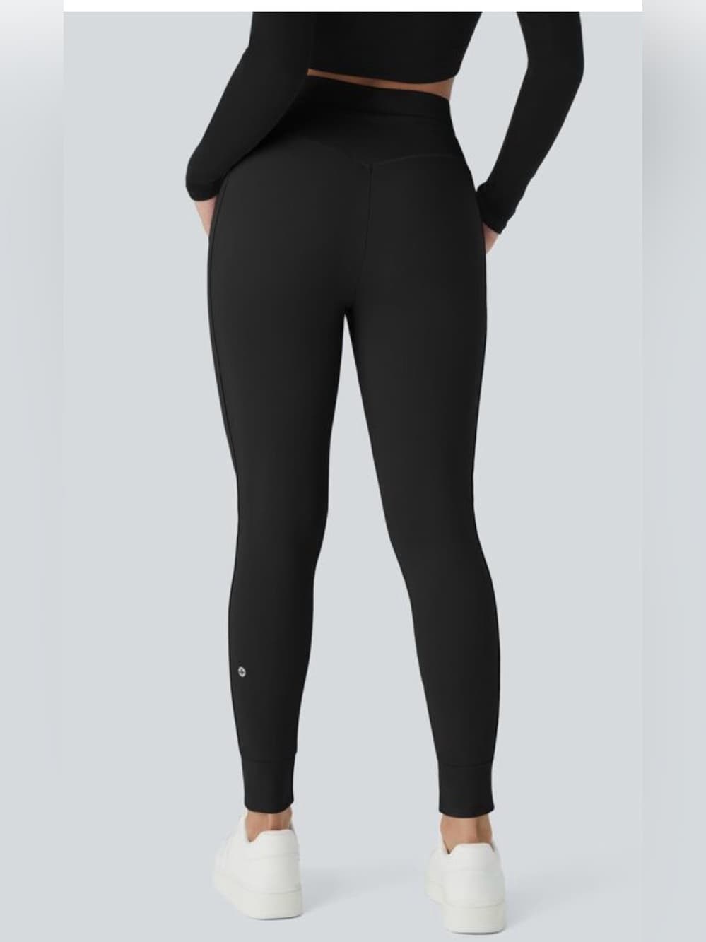 Halara SoftlyZero™ Plush High Waisted Drawstring Pocket Plain Full Length Jogger