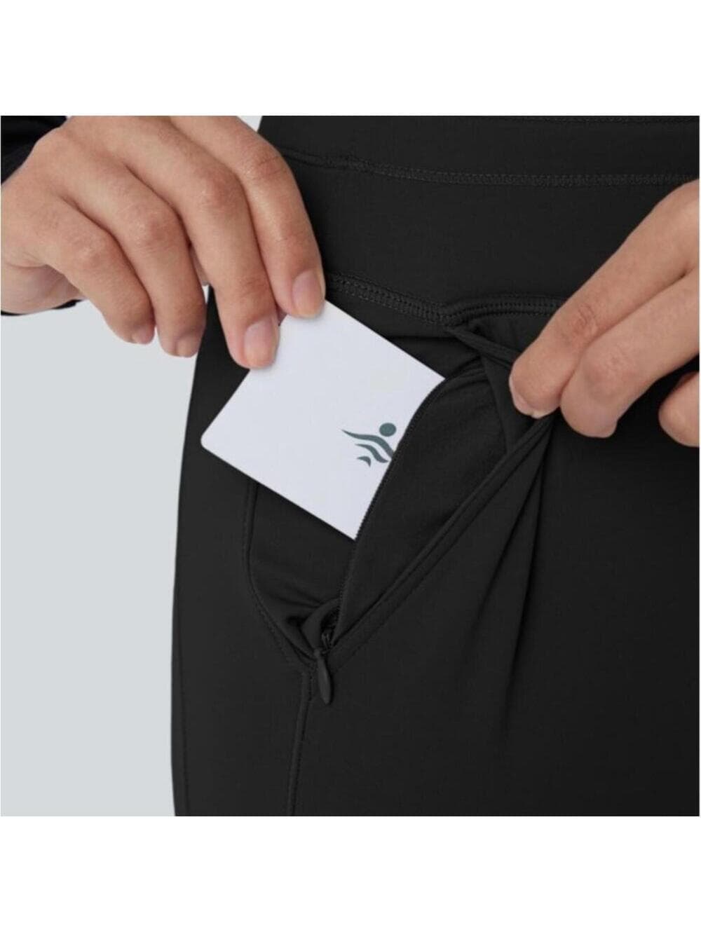 HALARA Softlyzero™ High Waisted Drawstring Side Pocket Plain Tall Length Joggers - Thumbnail 4