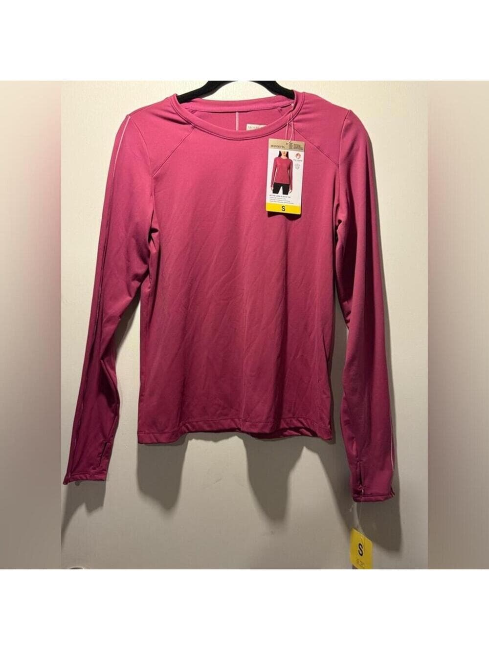 Mondetta Pink Fitted Long Sleeve Tee - Thumbnail 4