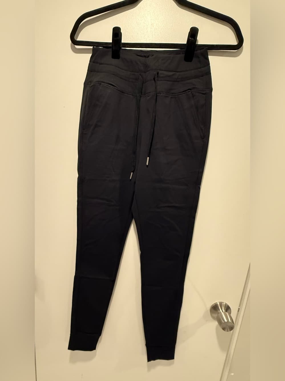 Halara SoftlyZero™ Plush High Waisted Drawstring Pocket Plain Full Length Jogger - Thumbnail 2