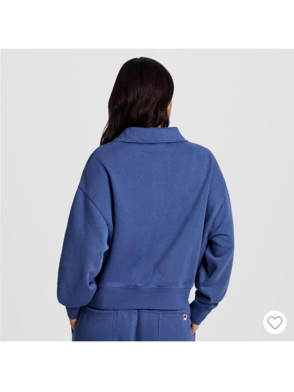 Champion Royal Blue Quarter-Zip Sweatshirt