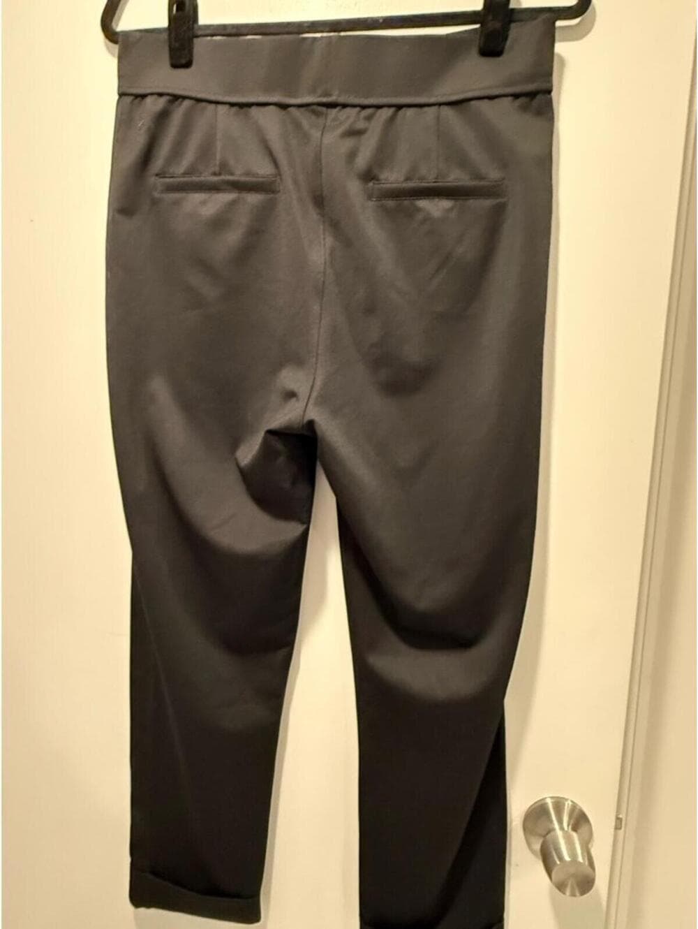 Halara High Waisted Rolled Hem Skinny Tapered Ankle Length Casual Pants - Thumbnail 6