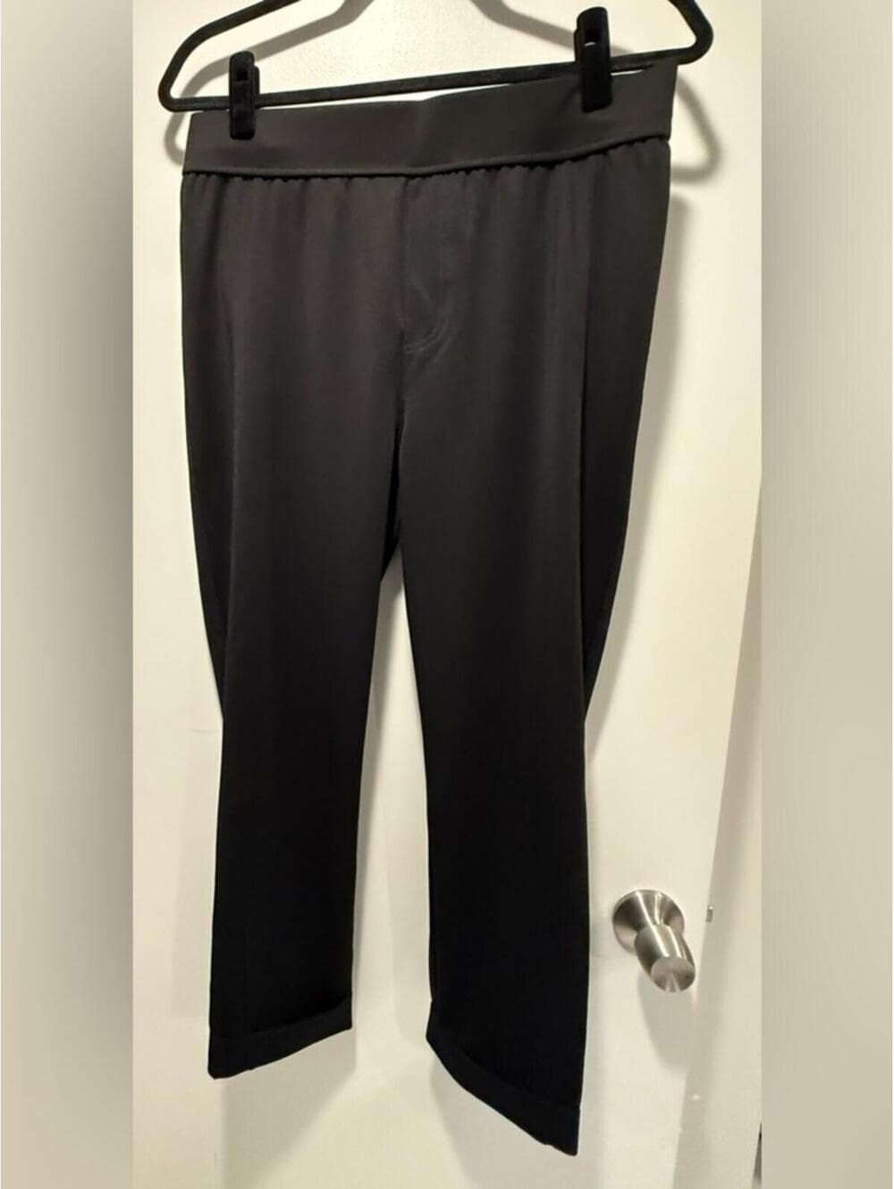 Halara High Waisted Rolled Hem Skinny Tapered Ankle Length Casual Pants - Thumbnail 4