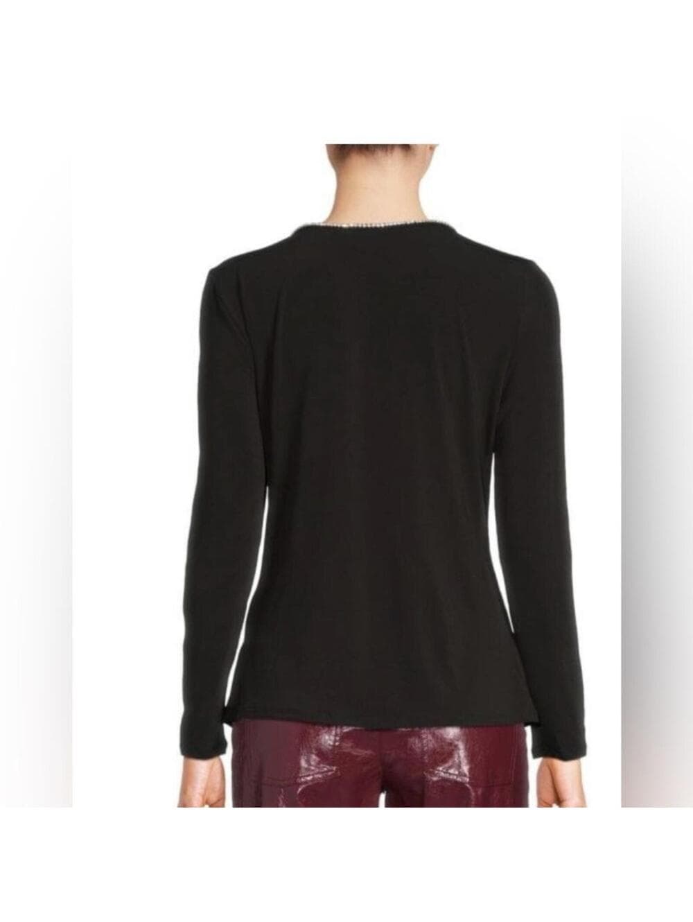Badgley Mischka Embellished Top
