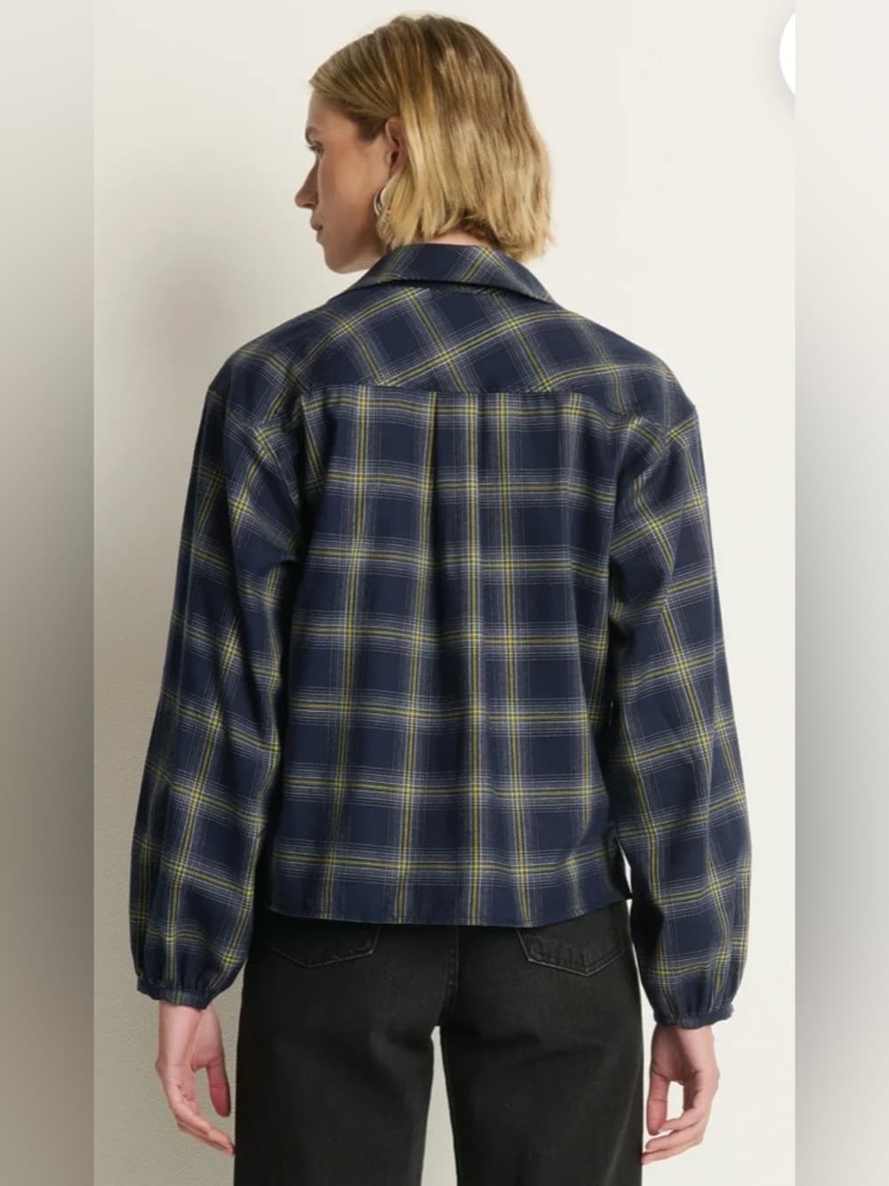 Nation LTD Beckett Blouse STARRY NIGHT PLAID - Thumbnail 2