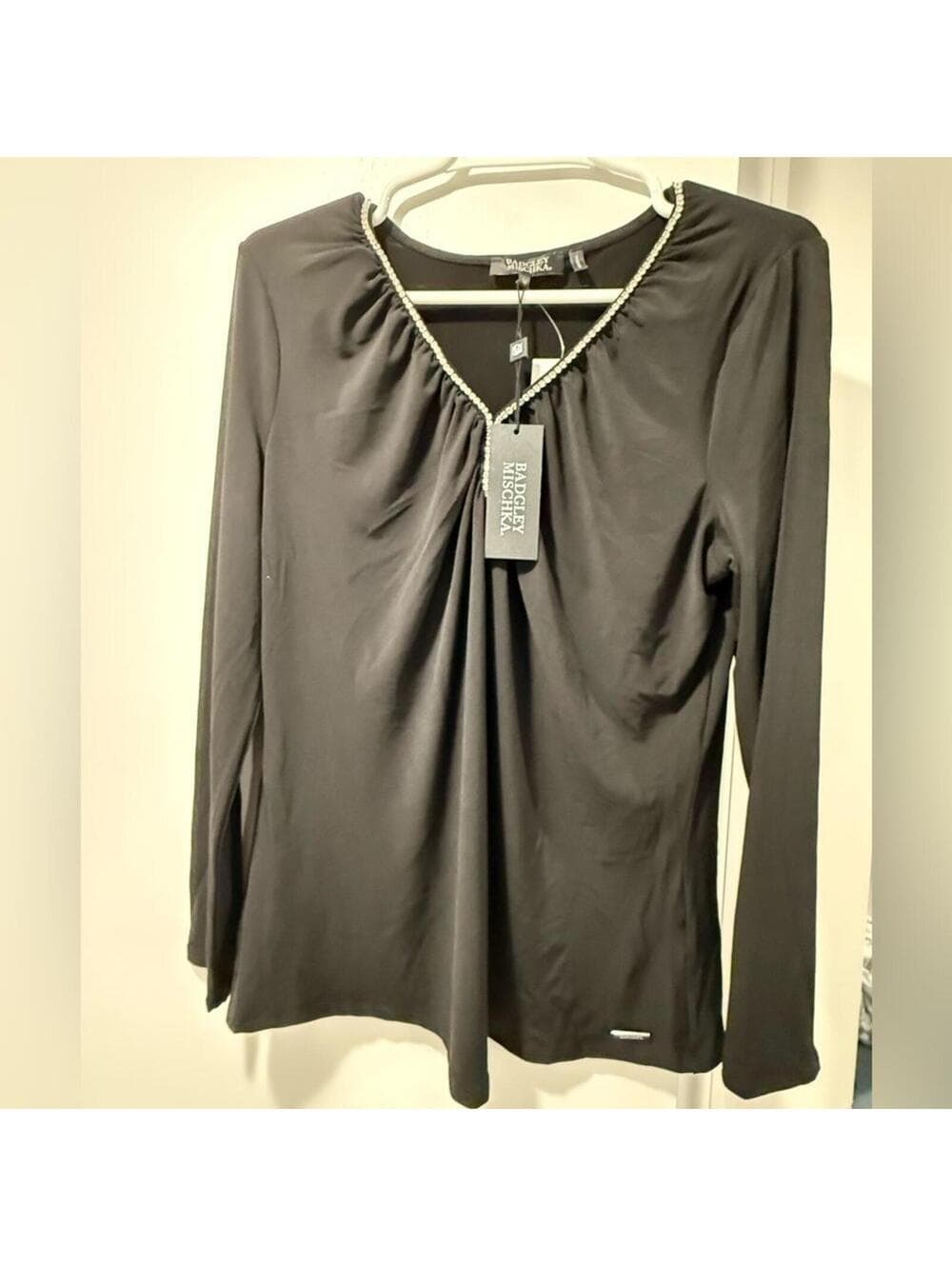 Badgley Mischka Embellished Top - Thumbnail 2