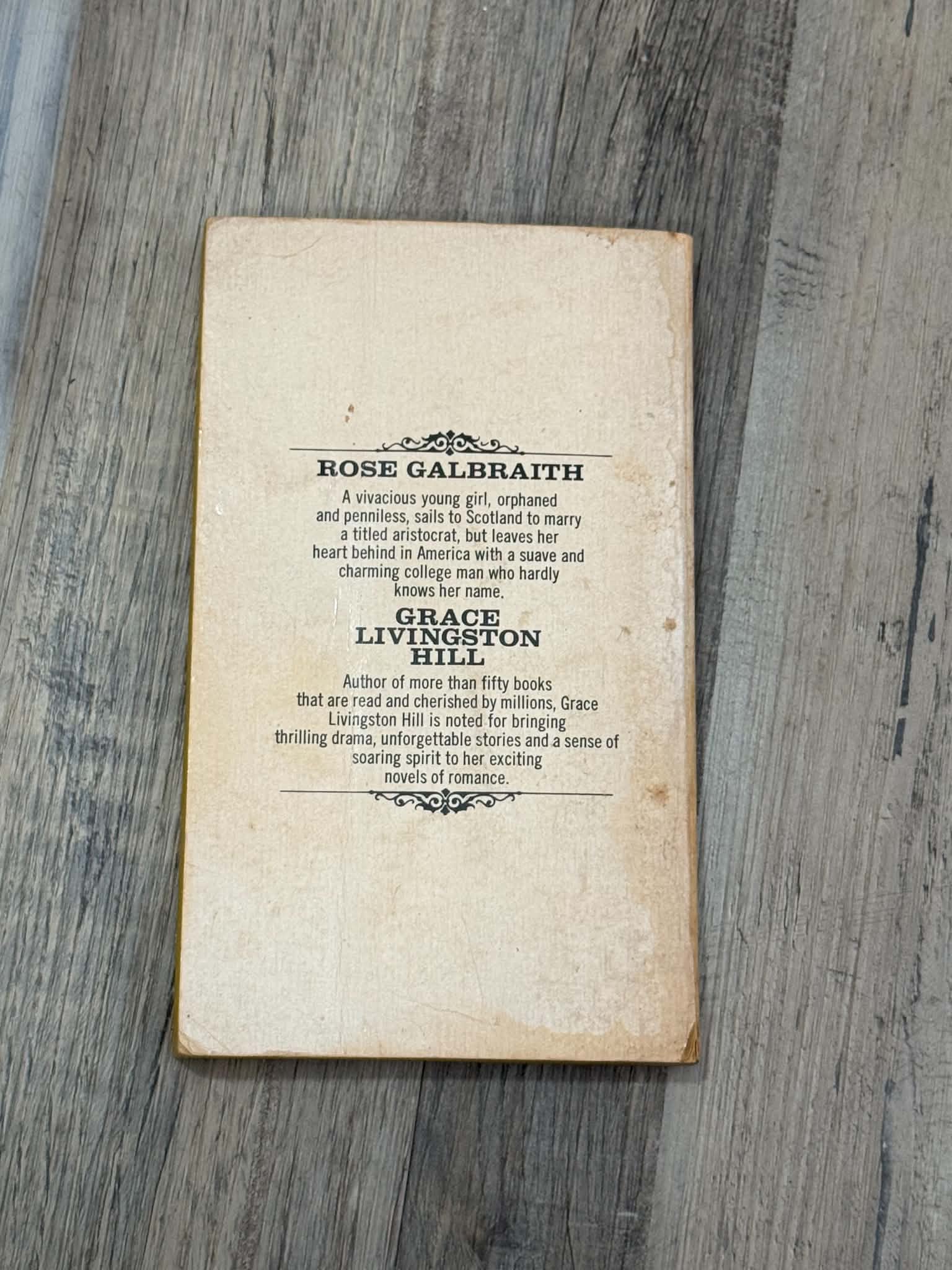 Rose Galbraith by Grace Livingston Hill Paperback - Thumbnail 2