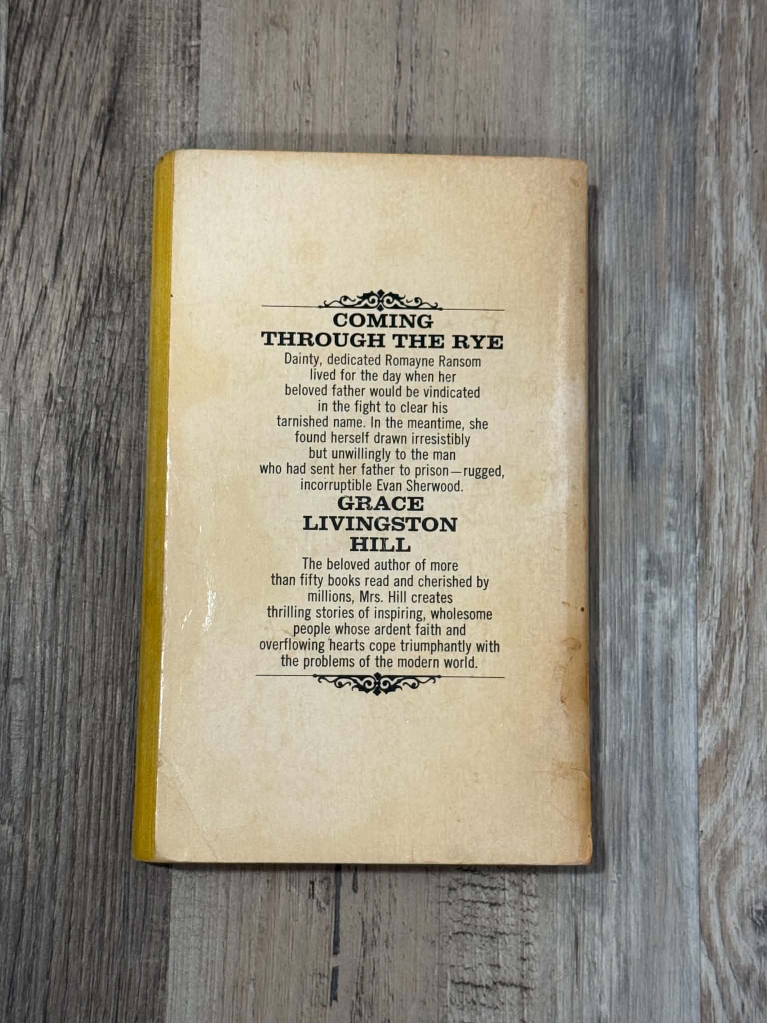 Coming Through the Rye by Grace Livingston Hill Paperback - Thumbnail 2