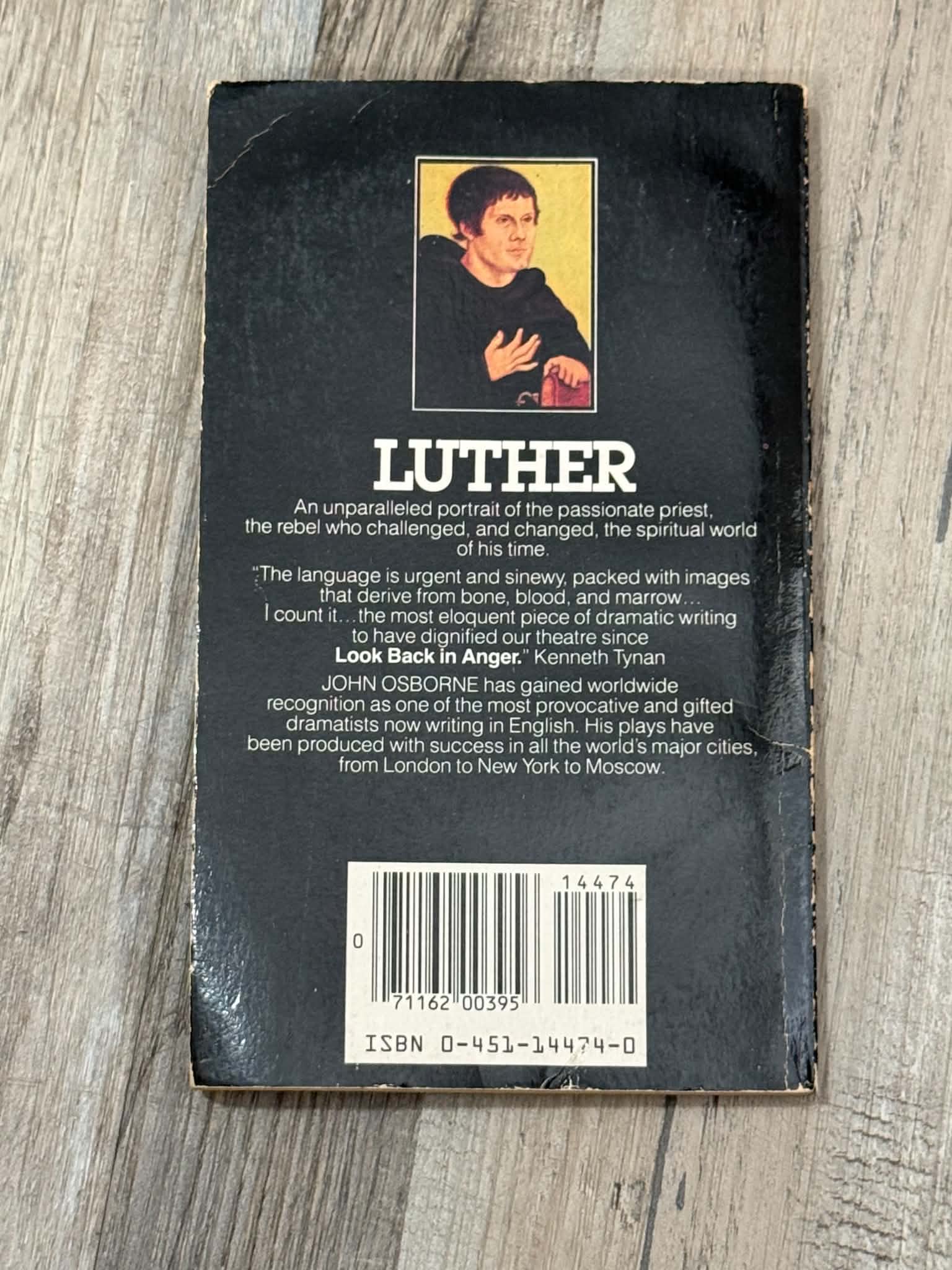 Luther by John Osborne Signet Paperback - Thumbnail 2