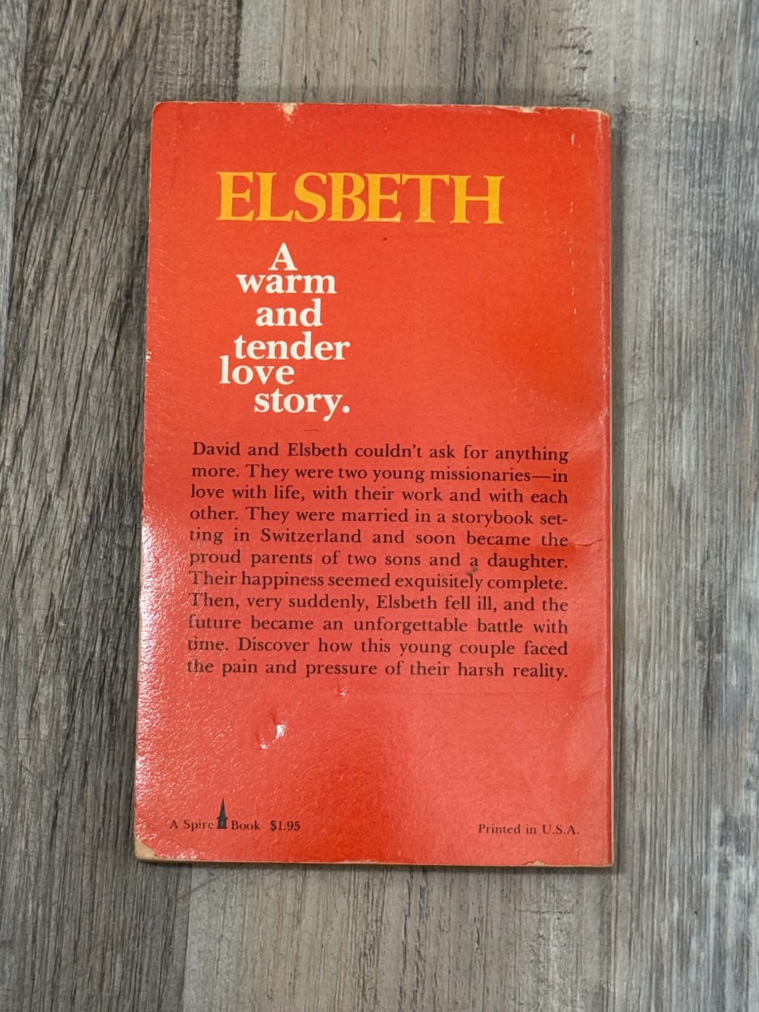 Elsbeth by Harold Myra Spire Books Paperback - Thumbnail 2
