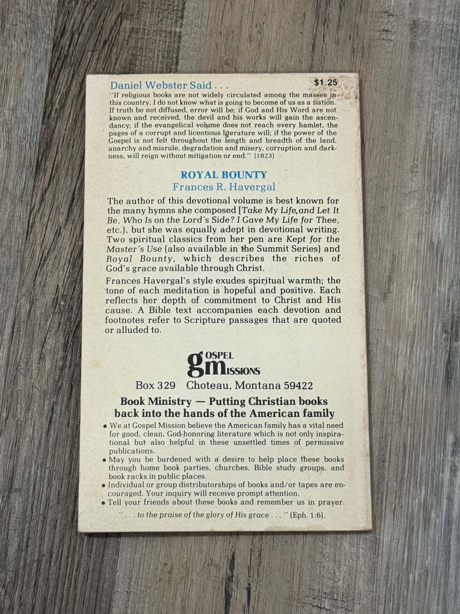 Royal Bounty by Frances R. Havergal Devotional Book - Thumbnail 2