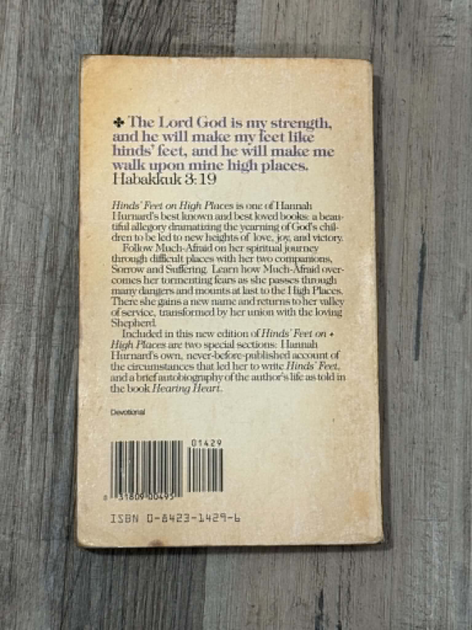 Hinds' Feet on High Places by Hannah Hurnard Paperback - Thumbnail 2