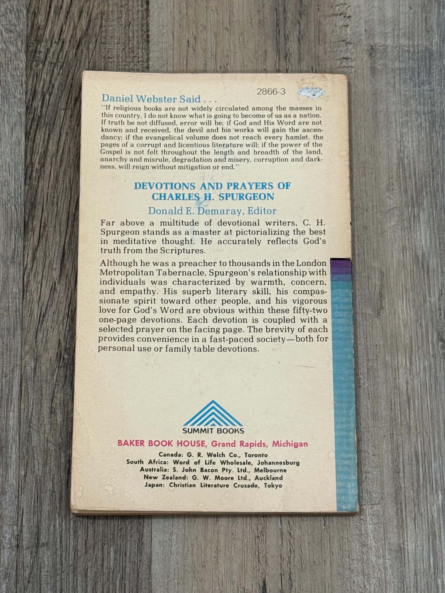 Devotions and Prayers of Charles H. Spurgeon Book - Thumbnail 2