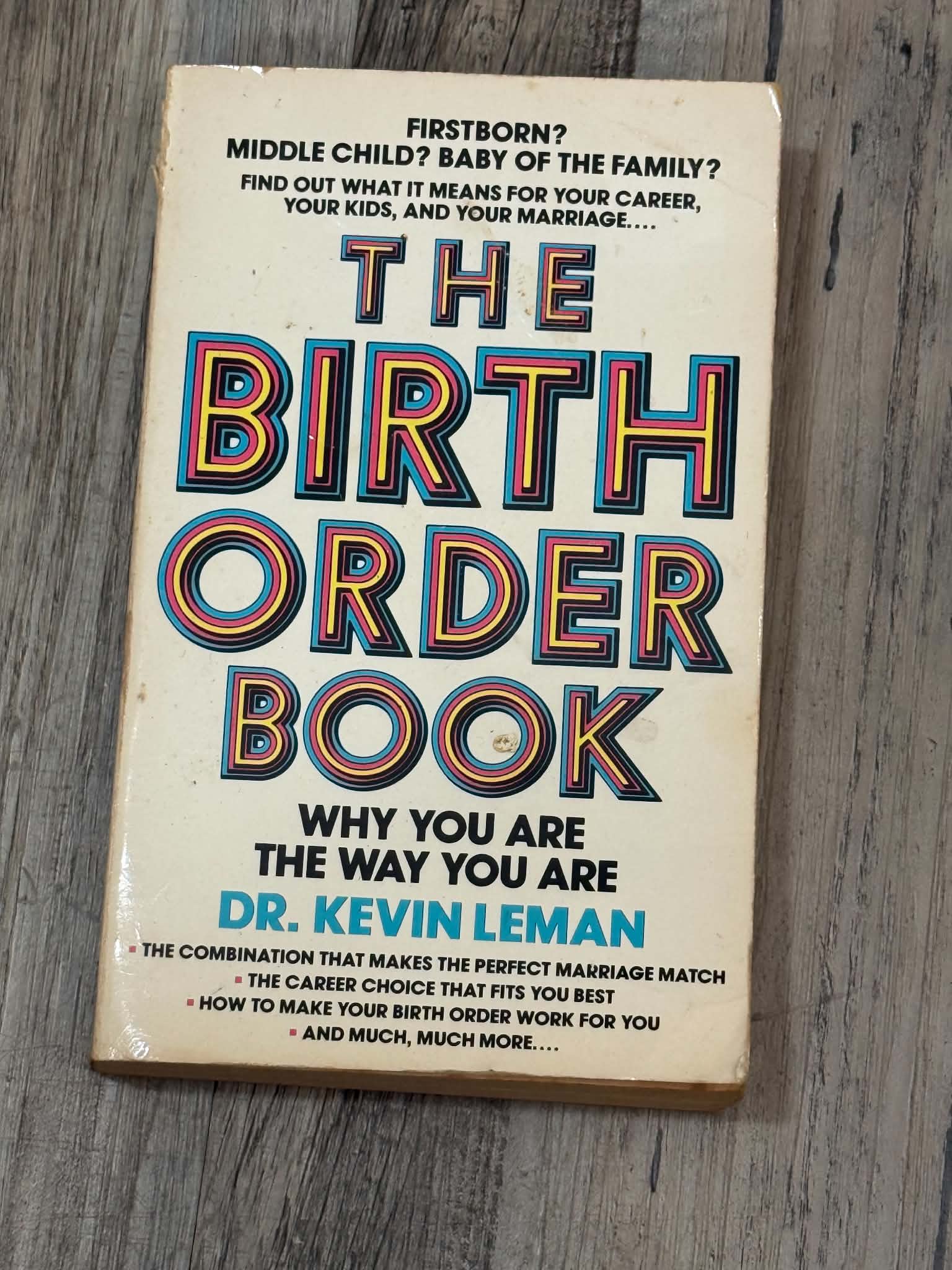 The Birth Order Book by Dr. Kevin Leman Paperback