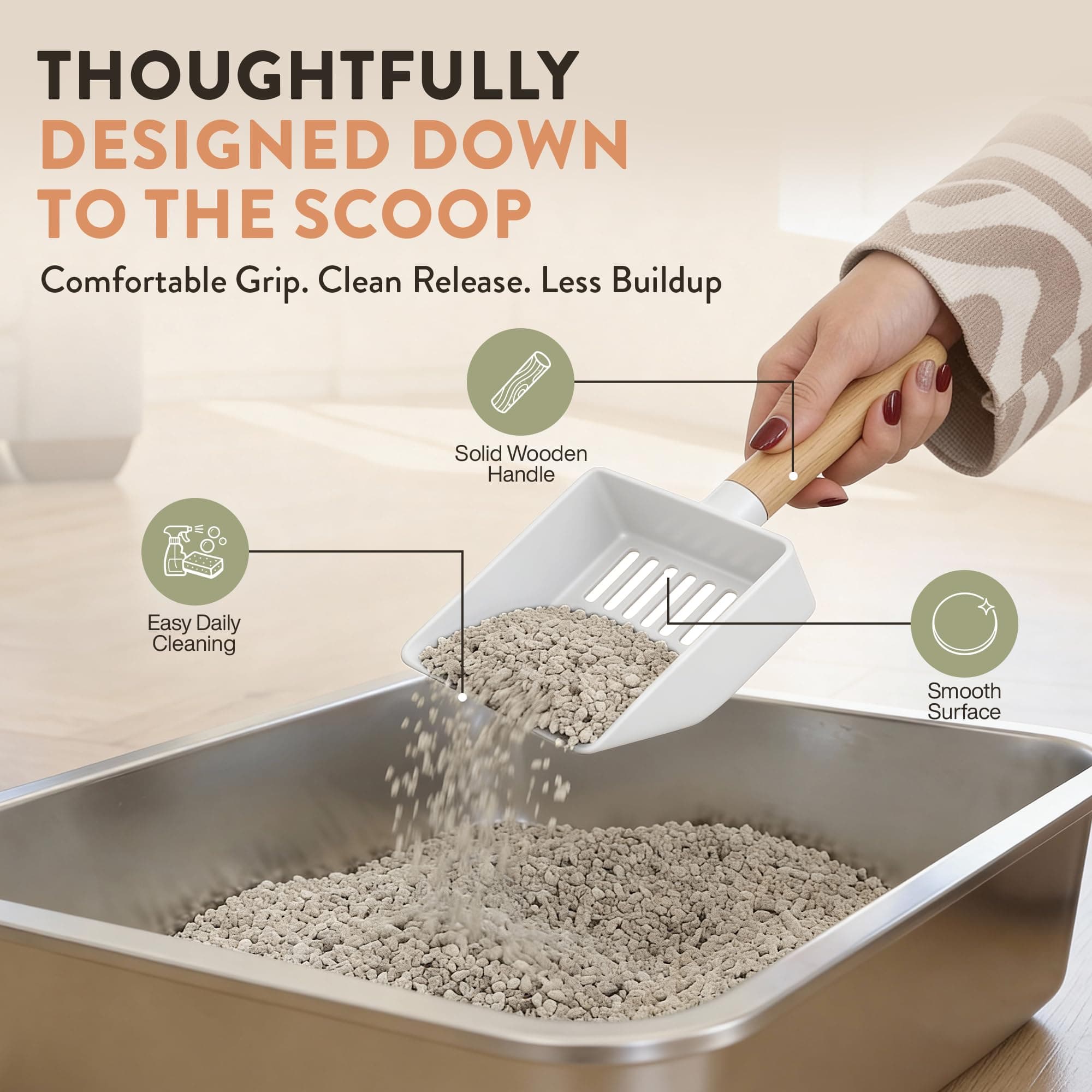 Extra-Large Cat Litter Box with Odor Control - Thumbnail 7