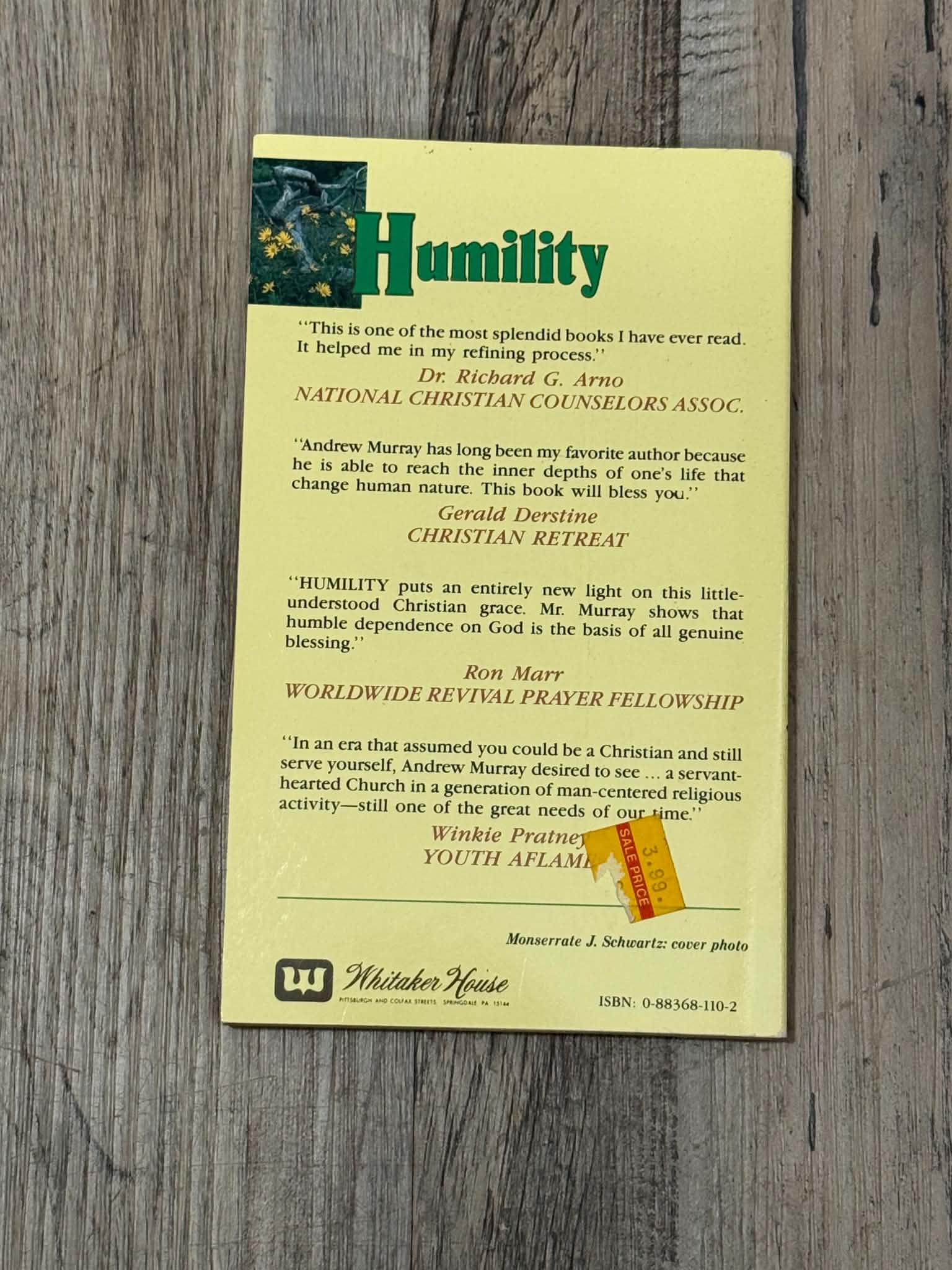 Humility by Andrew Murray, Whitaker House - Thumbnail 2