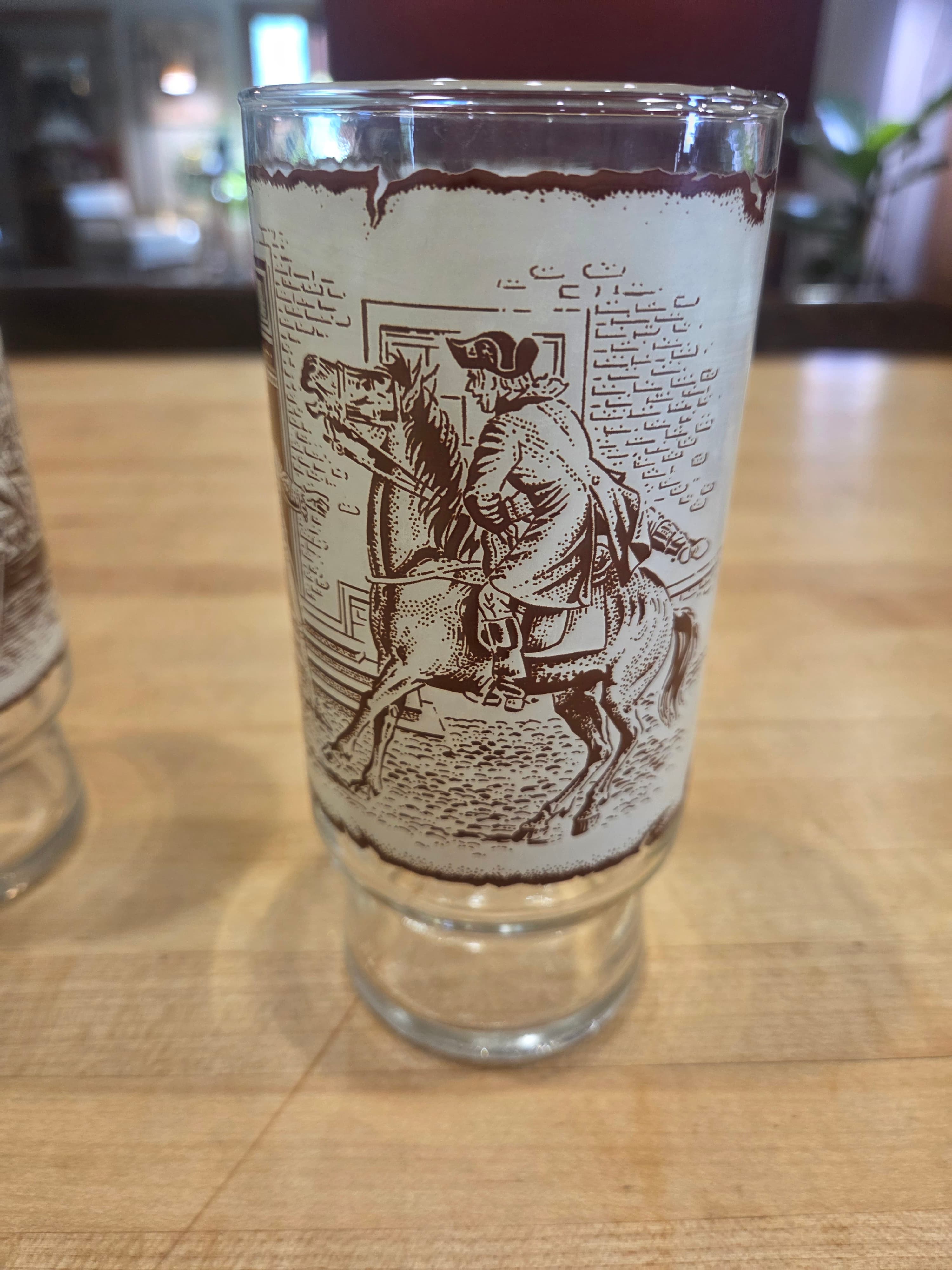 Vintage 1976 Coca Cola Heritage Glass Lot of 3 - Washington Revere - Thumbnail 3
