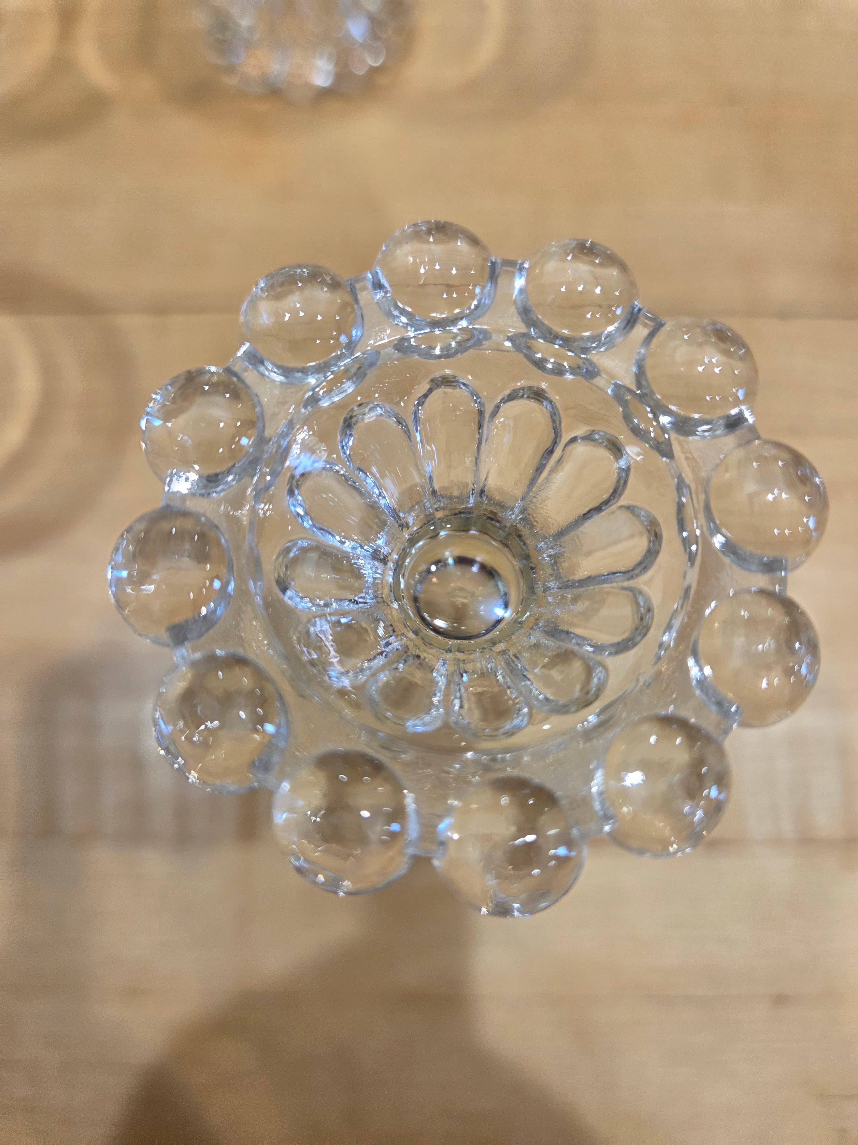 Vintage Anchor Hocking Berwick Boopie Clear Juice Wine Goblet Glasses Set Of 6 - Thumbnail 3