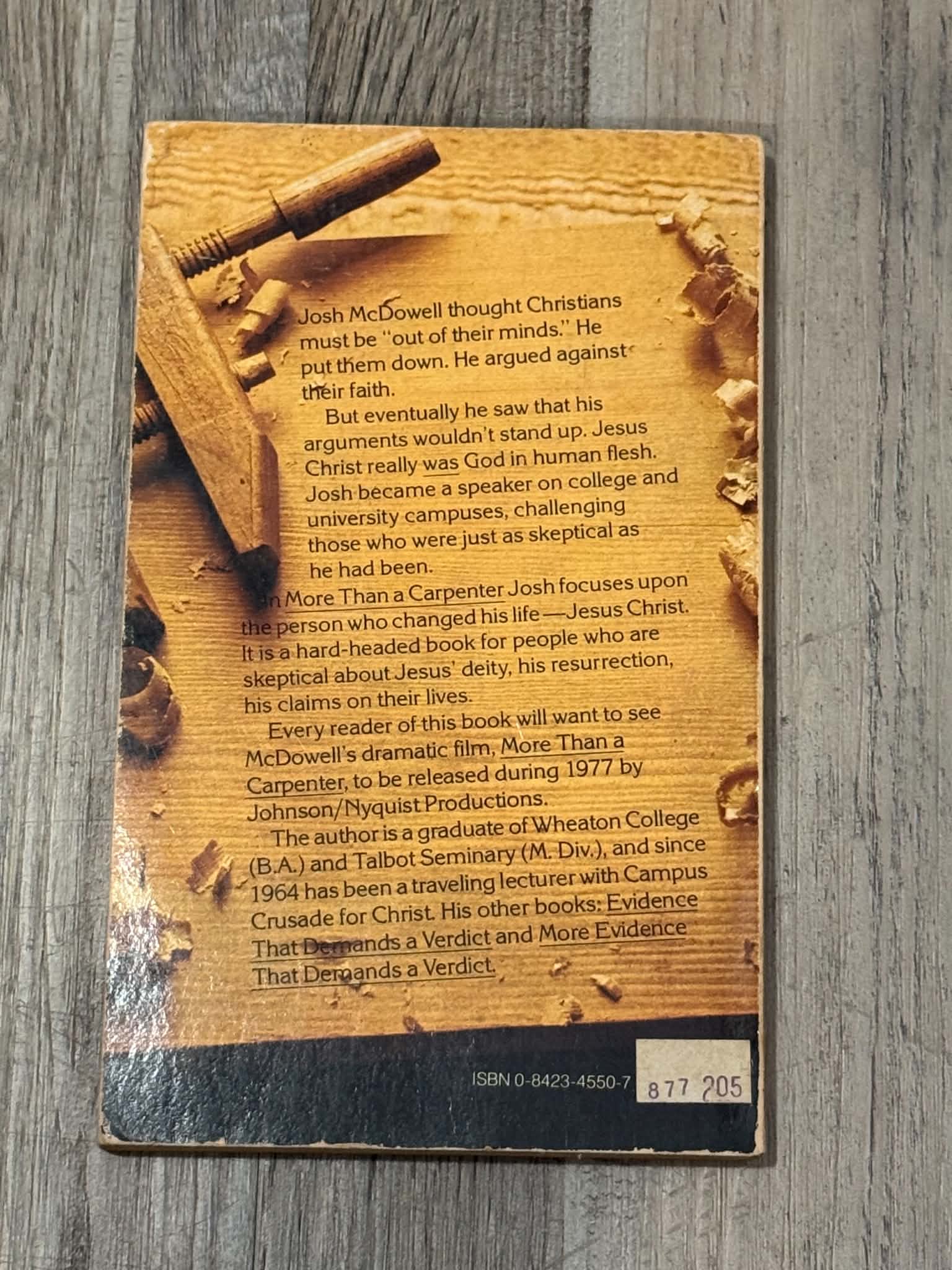 More Than a Carpenter by Josh McDowell Paperback - Thumbnail 2