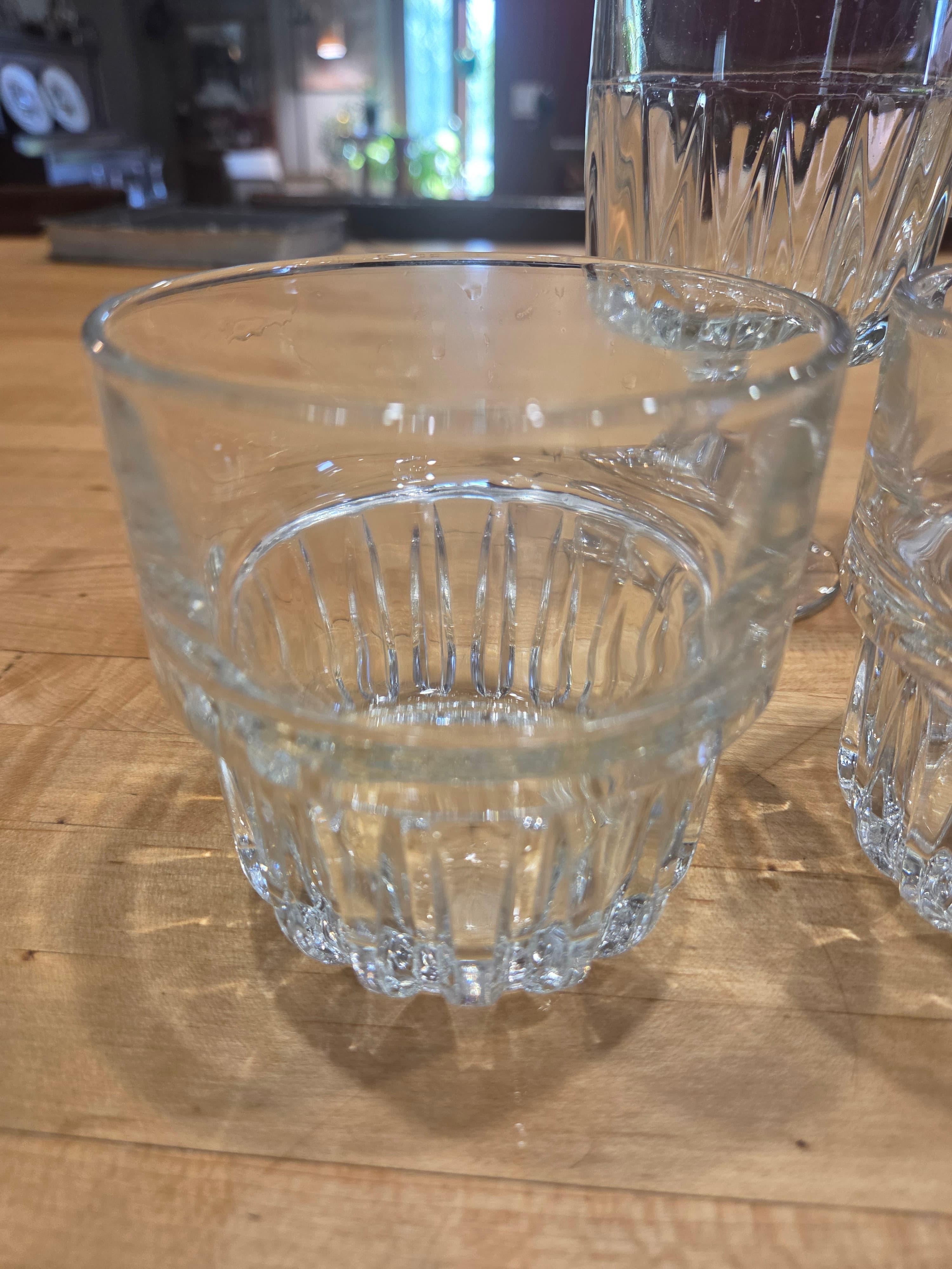 Set of 6 Vintage Crystal Glasses - Thumbnail 2