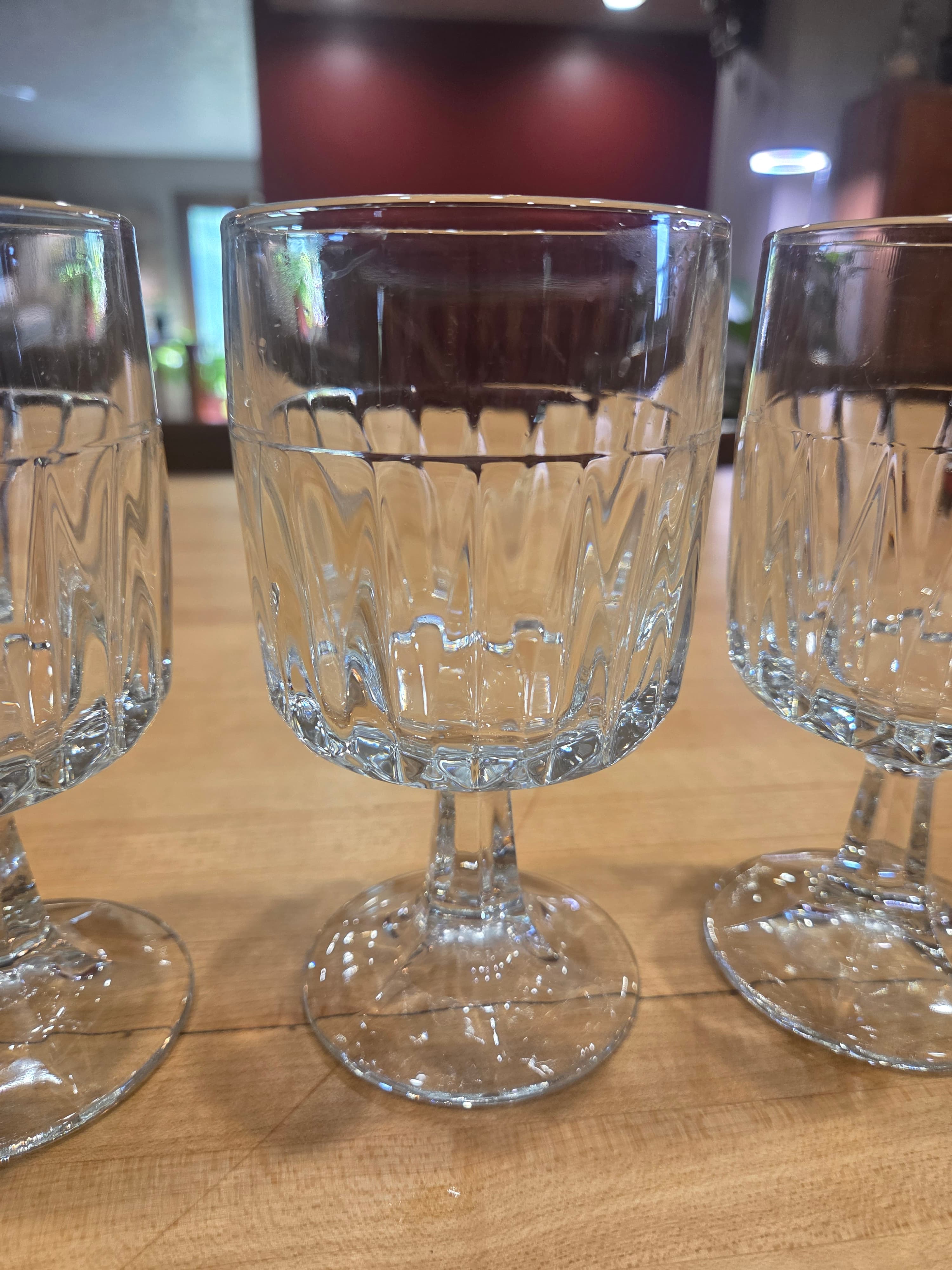 Set of 6 Vintage Crystal Glasses - Thumbnail 3