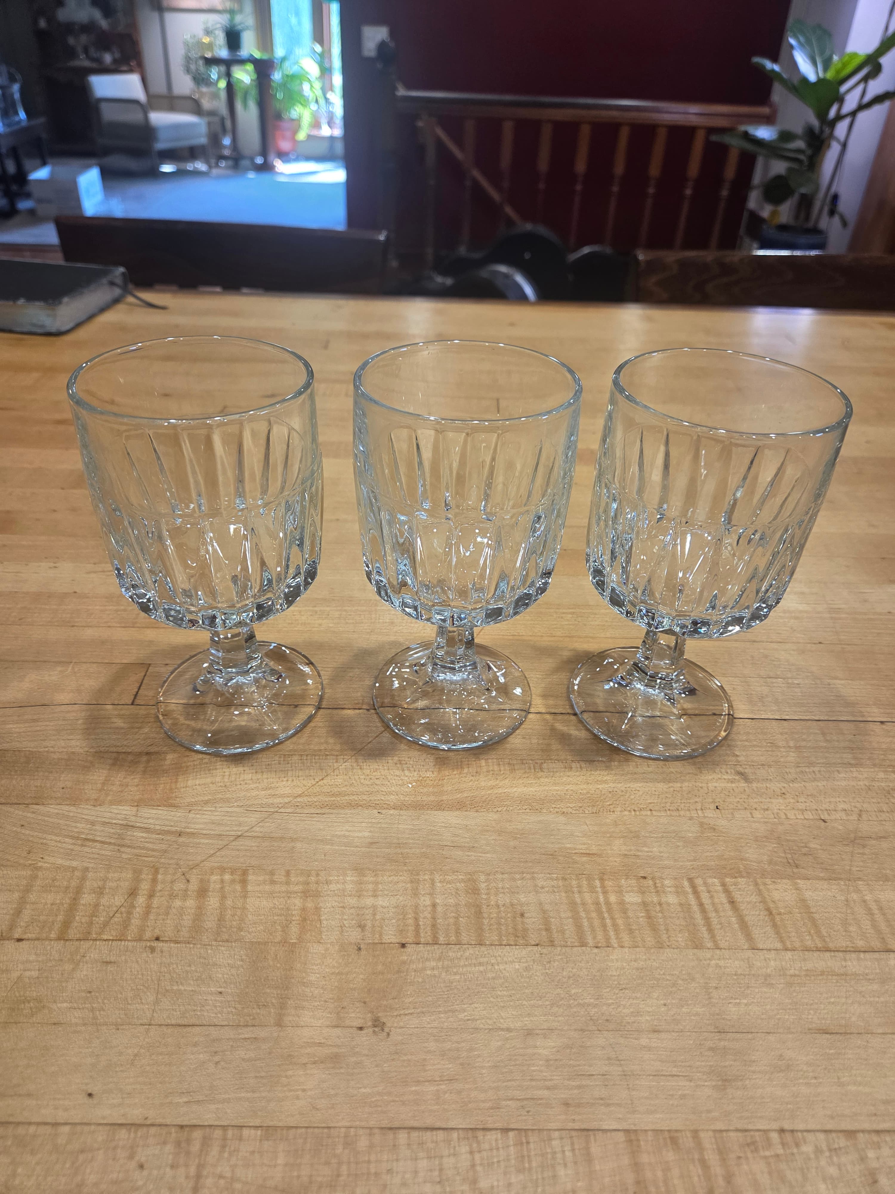 Set of 6 Vintage Crystal Glasses - Thumbnail 8