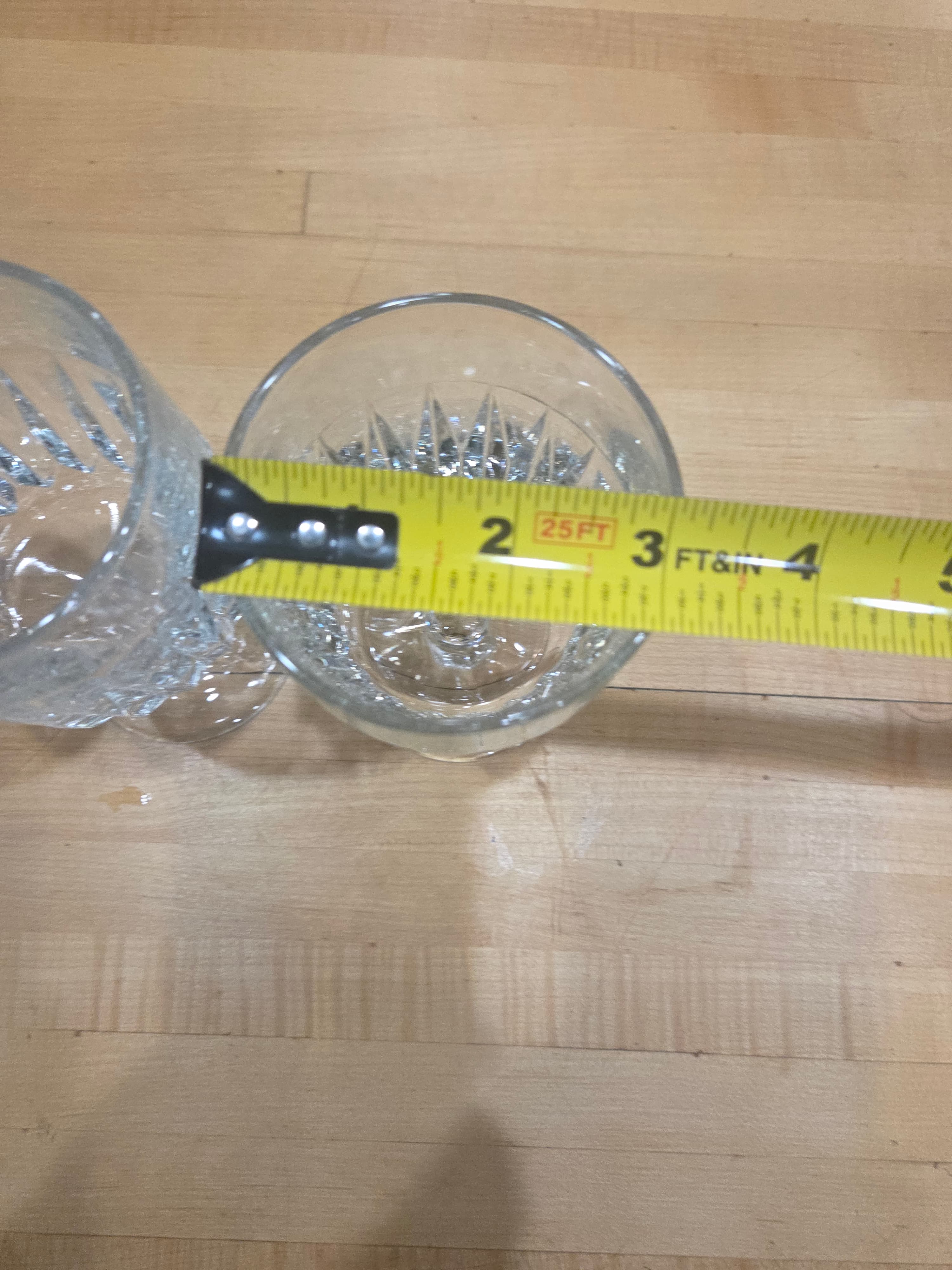 Set of 6 Vintage Crystal Glasses - Thumbnail 5