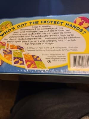 R&R Games First Hand Complete Card Game 2-6 Players Strategy 2003 - Thumbnail 3