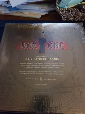 NIB UNOPENED Box One Trivia Code Breaking Board Game 1 Player Ages 14+ - Thumbnail 3